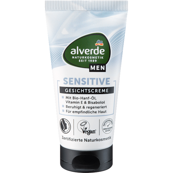 Gesichtscreme Sensitive alverde MEN