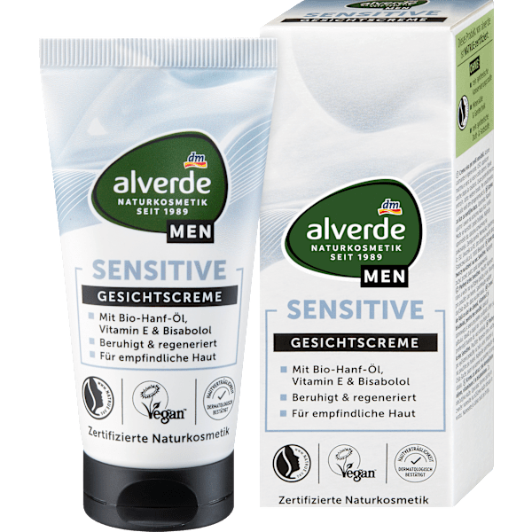 Gesichtscreme Sensitive alverde MEN