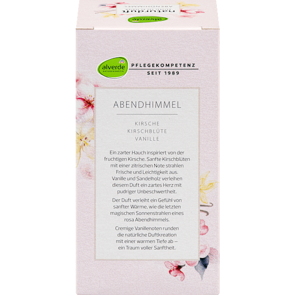 Abendhimmel Eau de Parfum alverde NATURKOSMETIK