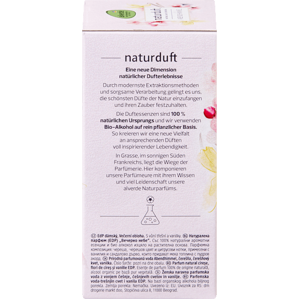 Abendhimmel Eau de Parfum alverde NATURKOSMETIK