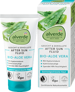 After Sun Fluid Gesicht mit Aloe Vera alverde NATURKOSMETIK