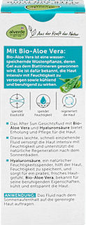 After Sun Fluid Gesicht mit Aloe Vera alverde NATURKOSMETIK