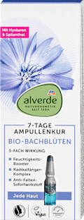 Ampullen-Kur 7-Tage mit Bio-Bachblüten  alverde NATURKOSMETIK