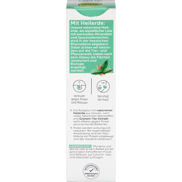 Anti-Pickel-SOS-Serum Clear Heilerde & Grüntee alverde NATURKOSMETIK