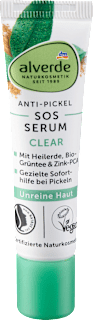 Anti-Pickel-SOS-Serum Clear Heilerde & Grüntee alverde NATURKOSMETIK