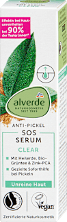Anti-Pickel-SOS-Serum Clear Heilerde & Grüntee alverde NATURKOSMETIK