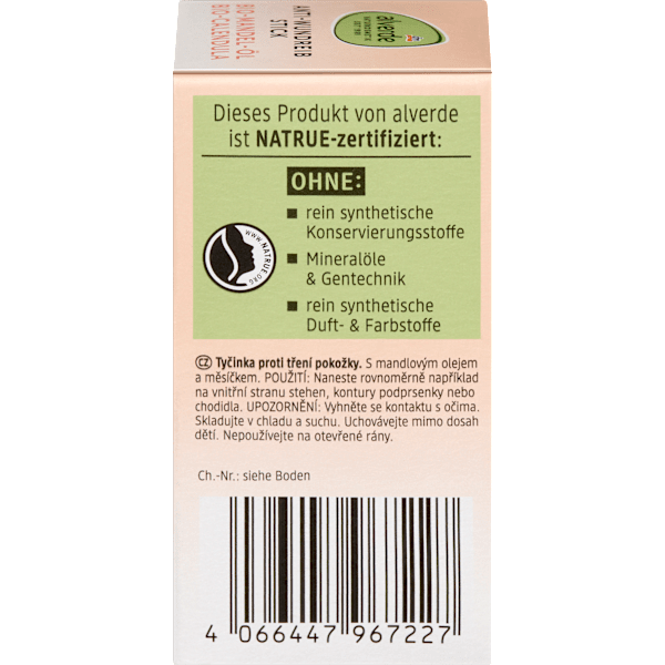 Anti-Wundreibstick Mandelöl & Calendula alverde NATURKOSMETIK