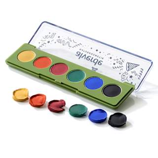 Aqua Schminkpalette 10 Kunterbunt alverde NATURKOSMETIK