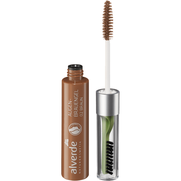 Augenbrauengel 02 Braun alverde NATURKOSMETIK