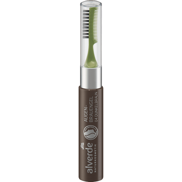 Augenbrauengel 04 Dunkelbraun alverde NATURKOSMETIK