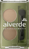 Augenbrauenpuder Duo 02 Medium alverde NATURKOSMETIK