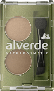 Augenbrauenpuder Duo 02 Medium alverde NATURKOSMETIK