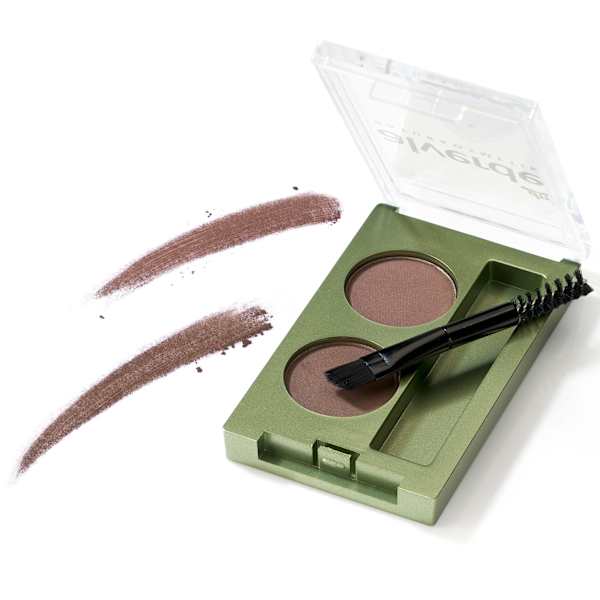 Augenbrauenpuder Duo 03 Dark alverde NATURKOSMETIK