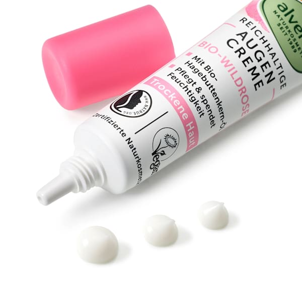 Augencreme Wildrose alverde NATURKOSMETIK