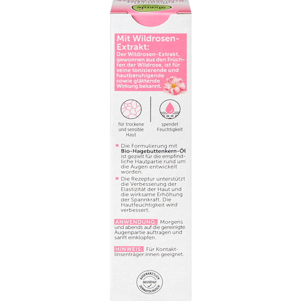 Augencreme Wildrose alverde NATURKOSMETIK