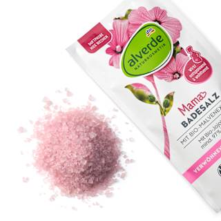 Badesalz Mama Malve & Jojobaöl alverde NATURKOSMETIK