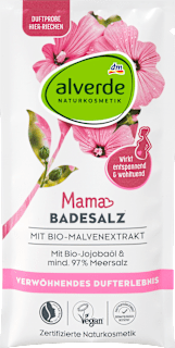 Badesalz Mama Malve & Jojobaöl alverde NATURKOSMETIK