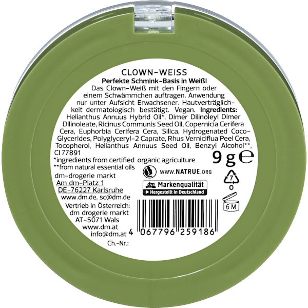 Clownweiß alverde NATURKOSMETIK