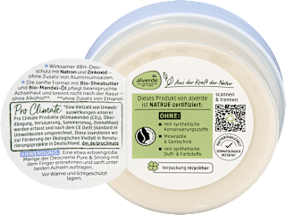 Deocreme Pure & Strong alverde NATURKOSMETIK