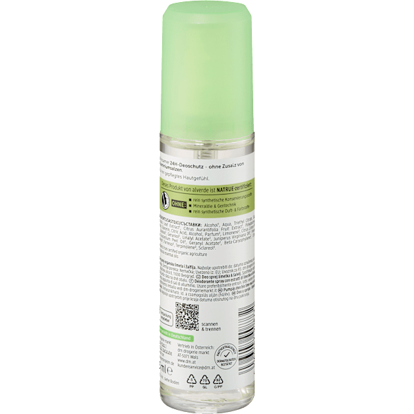 Deospray Lime alverde NATURKOSMETIK