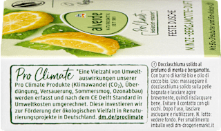 Festes Duschgel Minze-Bergamotte Duft alverde NATURKOSMETIK