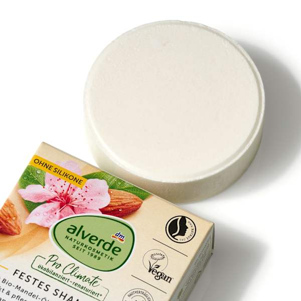 Festes Shampoo Mandel-Öl & Sheabutter  alverde NATURKOSMETIK