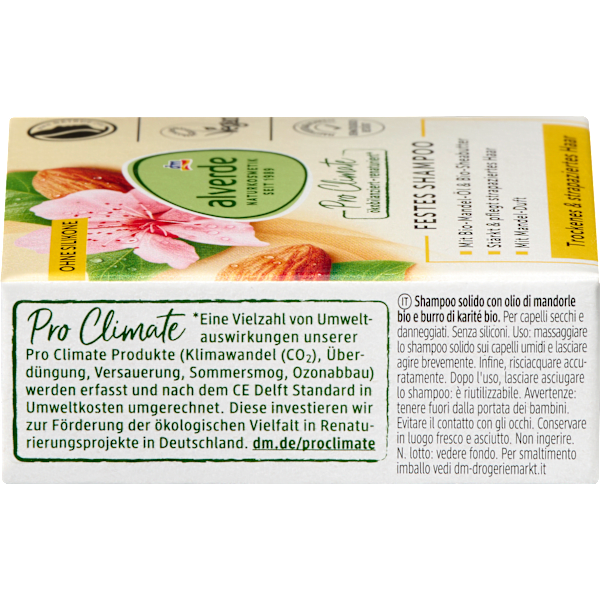 Festes Shampoo Mandel-Öl & Sheabutter  alverde NATURKOSMETIK