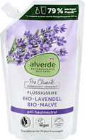 Flüssigseife Lavendel, Malve Nachfüllpack alverde NATURKOSMETIK