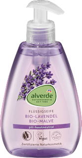 Flüssigseife Lavendel, Malve alverde NATURKOSMETIK