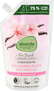 Flüssigseife Mandelblüte & Vanille, Nachfüllpack alverde NATURKOSMETIK