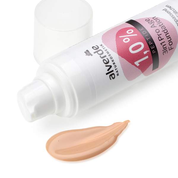 Foundation 3in1 Pro-Age mit 1% Peptide alverde NATURKOSMETIK