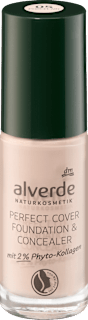 Foundation & Concealer Perfect Cover mit 2% Phyto-Kollagen 05 Porcelain alverde NATURKOSMETIK