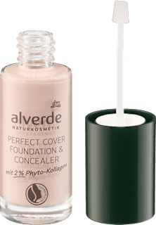 Foundation & Concealer Perfect Cover mit 2% Phyto-Kollagen 05 Porcelain alverde NATURKOSMETIK