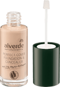 Foundation & Concealer Perfect Cover mit 2% Phyto-Kollagen 40 Caramel alverde NATURKOSMETIK