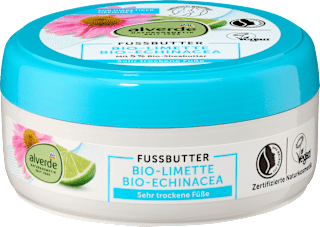 Fußbutter Limette & Echinacea alverde NATURKOSMETIK