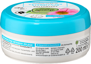 Fußbutter Limette & Echinacea alverde NATURKOSMETIK