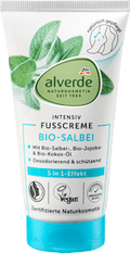 Fußcreme 5in1 mit Salbei & Weidenrinde alverde NATURKOSMETIK