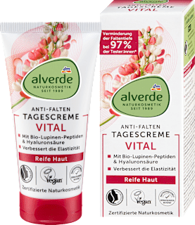 Gesichtscreme Anti-Falten Vital reife Haut alverde NATURKOSMETIK
