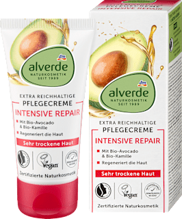 Gesichtscreme Intensiv Repair Avocado alverde NATURKOSMETIK
