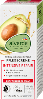 Gesichtscreme Intensiv Repair Avocado alverde NATURKOSMETIK