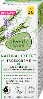 Gesichtscreme Natural Expert LSF30 alverde NATURKOSMETIK