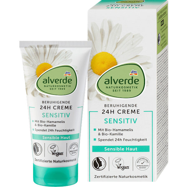 Gesichtscreme Sensitiv 24h Creme alverde NATURKOSMETIK
