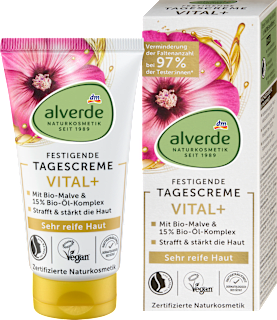 Gesichtscreme Vital+ Malve & Öl-Komplex alverde NATURKOSMETIK