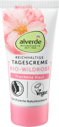 Gesichtscreme Wildrose, Reisegröße alverde NATURKOSMETIK