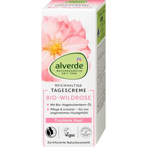 Gesichtscreme Wildrose alverde NATURKOSMETIK