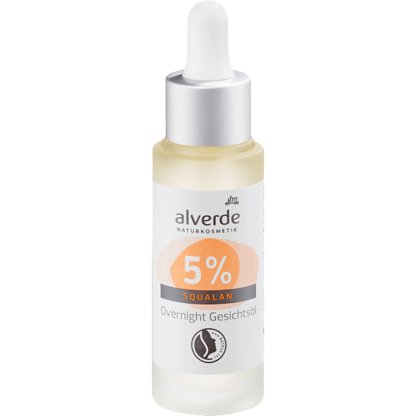 Gesichtsöl Overnight mit 5% Squalan alverde NATURKOSMETIK