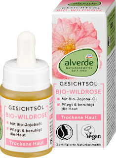 Gesichtsöl Wildrose alverde NATURKOSMETIK