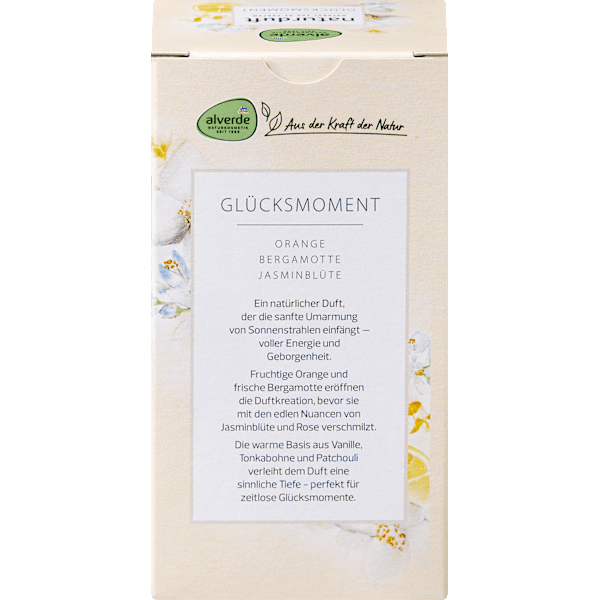 Glücksmoment Eau de Parfum alverde NATURKOSMETIK