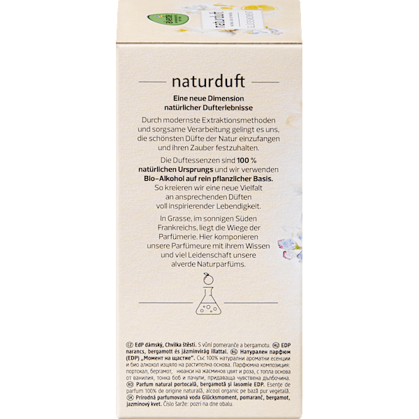 Glücksmoment Eau de Parfum alverde NATURKOSMETIK