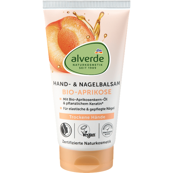 Hand- und Nagelbalsam Aprikose alverde NATURKOSMETIK